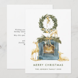 Cartão De Festividades Saudação da Composição de Natal da Boêmia Neutra