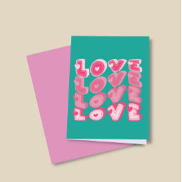 Cartão De Festividades Saudação da Família Mãe Namorados de Amizade