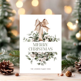 Cartão De Festividades Saudação da Terra de Natal da Boêmia Elegante