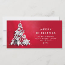 Saudação de Árvore de Natal Minimalista