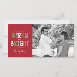 Cartão De Festividades Saudação de Foto de Feriado feliz e Brilho