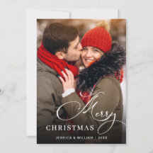 Saudação de FOTO de Natal Moderno