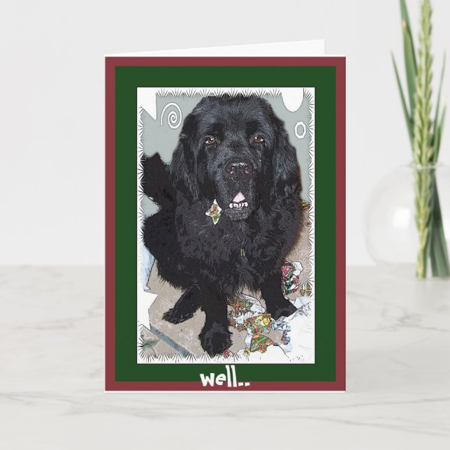 Cartão De Festividades Saudação de Natal~Definir Imputo (Frente)