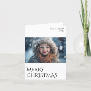 Cartão De Festividades Saudação de Natal para a Sua Família