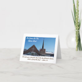 Cartão De Festividades Saudação de Natal Religiosa