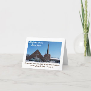 Cartão De Festividades Saudação de Natal Religioso