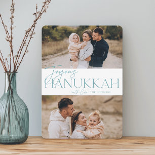 Cartão De Festividades Saudação Festiva 2 Foto Joyous Hanukkah