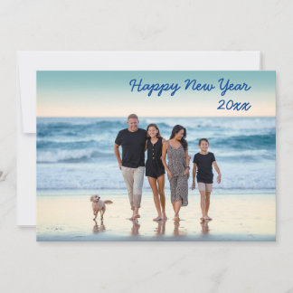 Cartão De Festividades Saudação personalizada de ano novo :