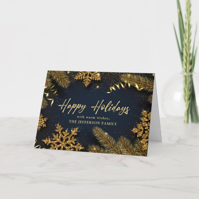 Cartão De Festividades Saudação Russa do Pinheiro de Natal (Frente)