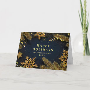 Cartão De Festividades Saudação Russa do Pinheiro de Natal