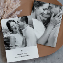 Saudação Simples de Namorados Preto e Branco