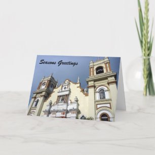 Cartão De Festividades saudações à igreja