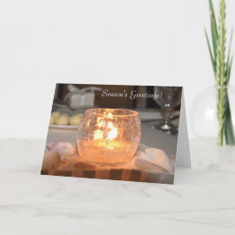 Cartão De Festividades Saudações da Estação