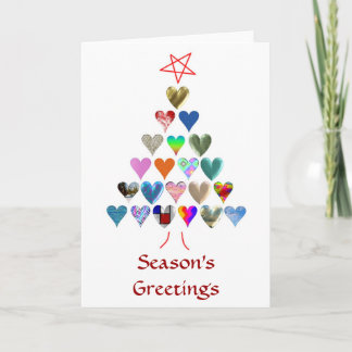 Cartão De Festividades Saudações da Estação