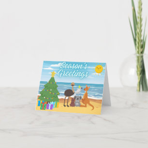 Cartão De Festividades Saudações da Estação de Baixo