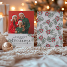 Saudações de Fim de Ano Coroa de Natal Foto