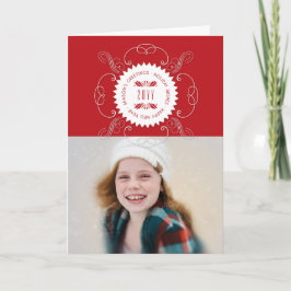 Cartão De Festividades Saudações de Fim de Ano Feliz Ano Novo Foca Foto