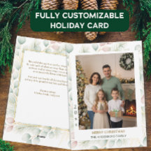 Saudações de Foto de Família Botânica de Natal