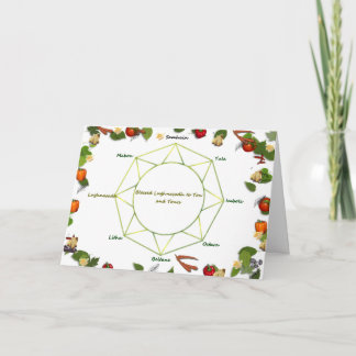 Cartão De Festividades Saudações de Lammas