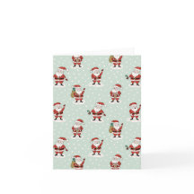 Saudações de Natal do Papai Noel Nevado