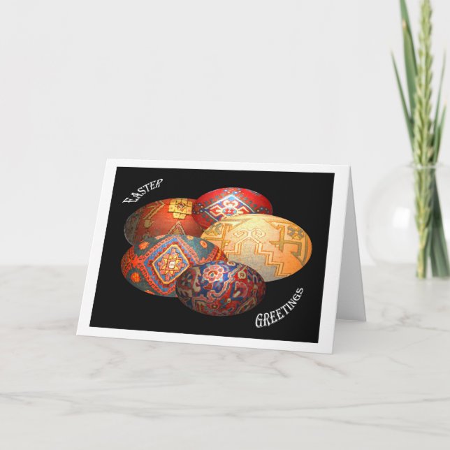 Cartão De Festividades Saudações de páscoa (Frente)