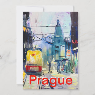 Cartão De Festividades Saudações de Praga