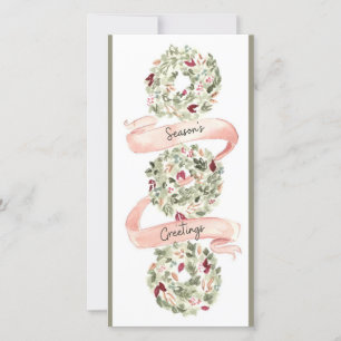 Cartão De Festividades "Saudações do Seasons" - Uma Saudação Sensata