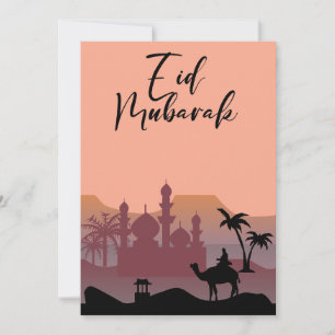 Cartão De Festividades Saudações Eid Mubarak