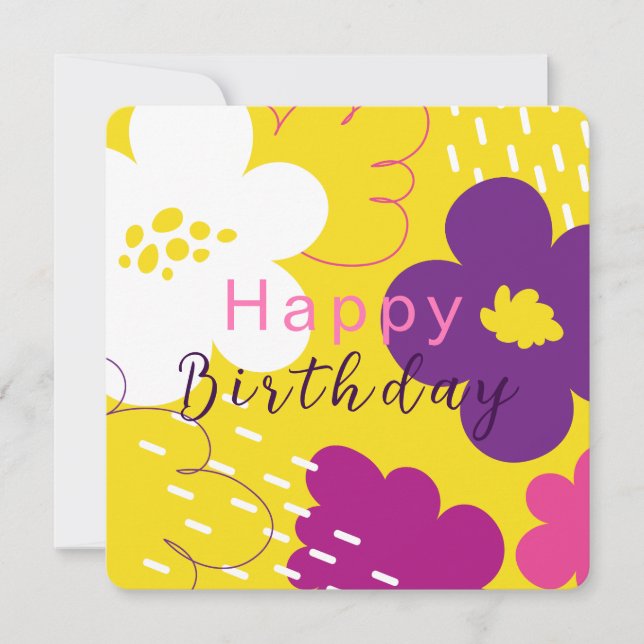 Cartão De Festividades Saudações maravilhosas. (Frente)