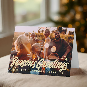 Cartão De Festividades Saudações Modernas Simples e Divertidas Foto da Fa