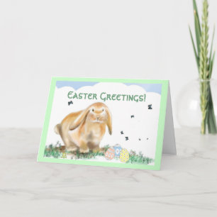 Cartão De Festividades Saudações páscoas