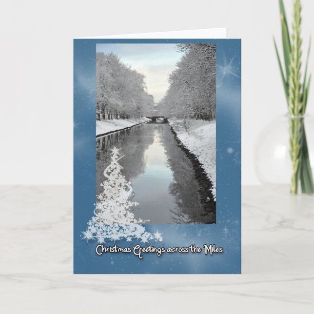 Cartão De Festividades Saudações por todo o Miles (Frente)