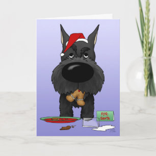 Cartão De Festividades Schnauzer Christmas