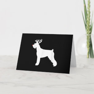 Cartão De Festividades schnauzer gigante renaudinho natal cachorro