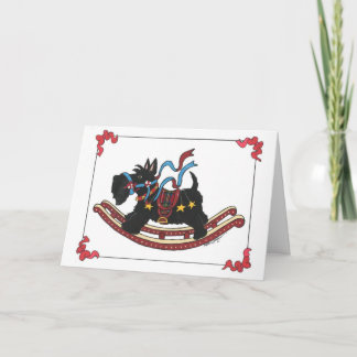 Cartão De Festividades Scottie do balancim