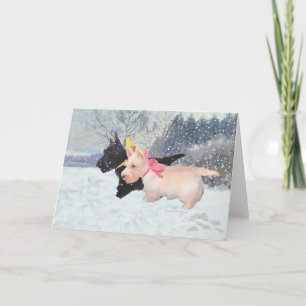 Cartão De Festividades Scottie Pups