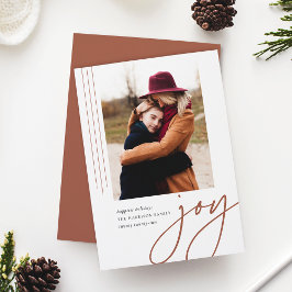 Cartão De Festividades Script de atenuação | Alegria | Foto vertical