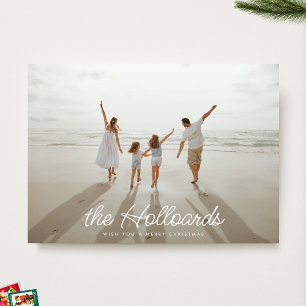 Cartão De Festividades Script Grande Seu Nome Personalizado   Foto de Nat