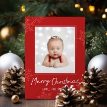 Script Simples de Feliz Natal Flocos de Neve Foto