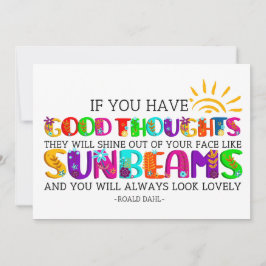 Cartão De Festividades Se Tiver Boas Ideias Eles Irão Brilhar