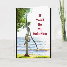 Cartão De Festividades Se você for minha Namorados, eu serei tão amassado