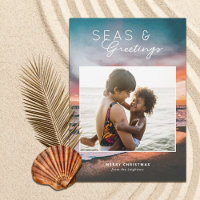 Seas e Saudações Imagem de Pintura de Sunset Beach
