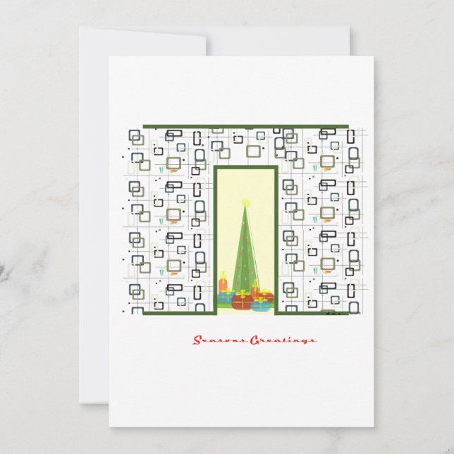 Cartão De Festividades Seasons Greatings (Frente)