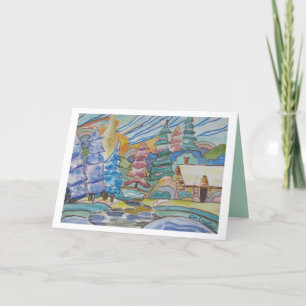 Cartão De Festividades Season's Greetings Winter Wonderland