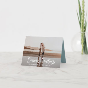 Cartão De Festividades Seasons saúda o Natal moderno e mínimo