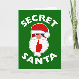 Cartão De Festividades Secret Santa