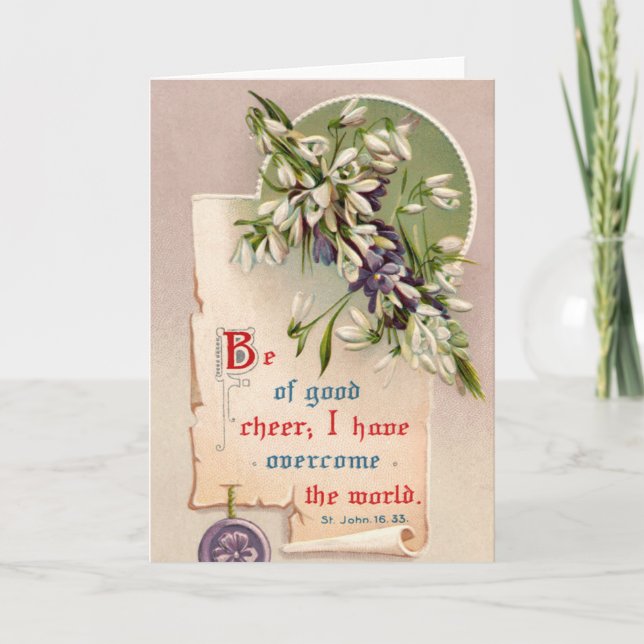 Cartão De Festividades Seja do bom elogio (Frente)