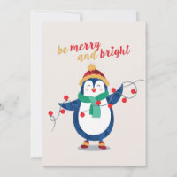 Seja Feliz e bom Natal para o Pinguim