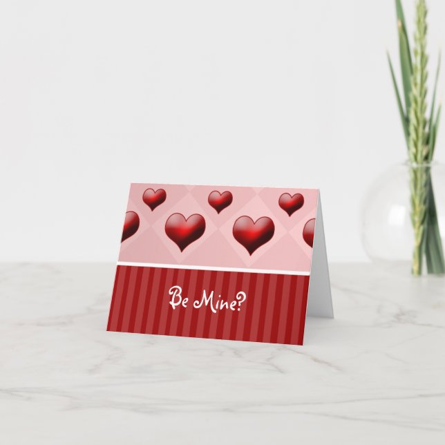 Cartão De Festividades Seja meu (Frente)