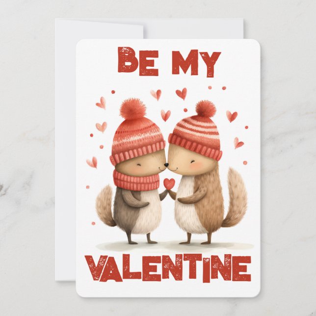 Cartão De Festividades Seja meu Namorados (Frente)